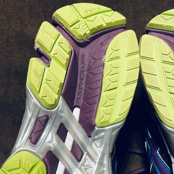 Mint condition ASICS GEL KAYANO 20 Black Blue Purple Lime 9 US Womens Medium - Picture 14 of 16